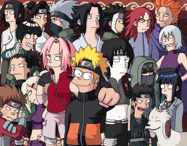 Simpsons Naruto Shippuden